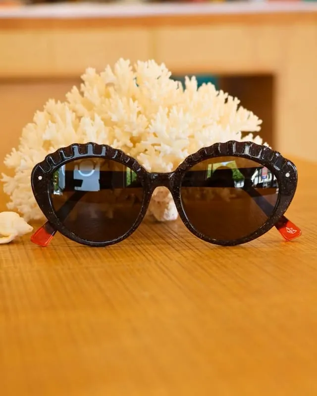 Lunettes de soleil Friendly Frenchy en coquillage